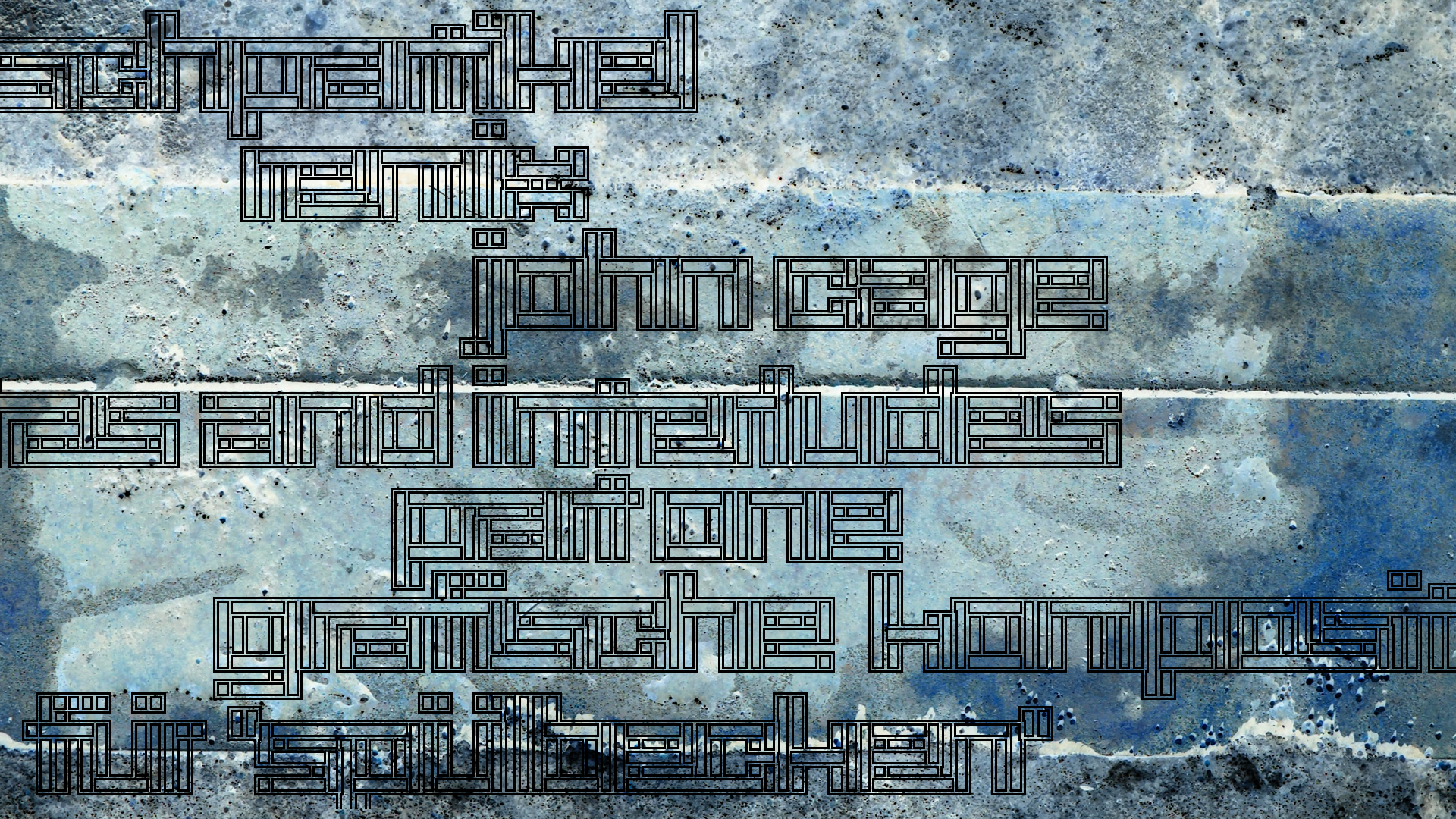 2021-01-30 Wasser in der Sp&uuml;le II, On-Off (Remix John Cage 'Sonatas & Interludes') (Komposition, Remix, Recording, Foto)